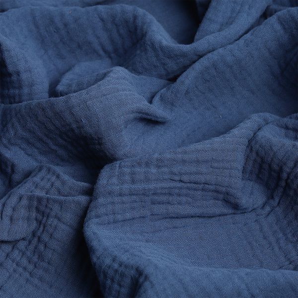 Муслин 125 г/м², 130 см / 2 метра, TBY.Mus.24723.67.2, цв.67 бл.синий