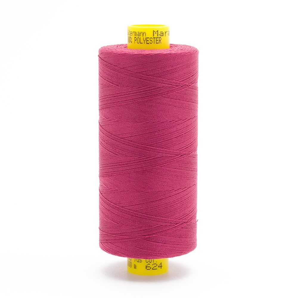 Нитка универсальная Gutermann Mara 120/2, 1000 м, 700207, 624 вишневый, 1 катушка