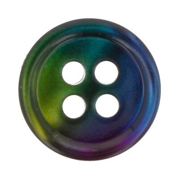 Пуговицы 4 прокола блузочные 9 мм, 36 шт, D326/5 радужно/серый, Gamma RIO 0005