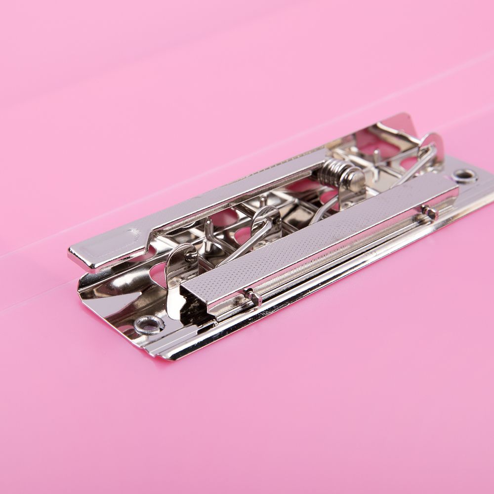 Папка с металлическим прижимом A4 700 мкм 20 мм, 1 шт, клубника EC210720073, Expert Complete