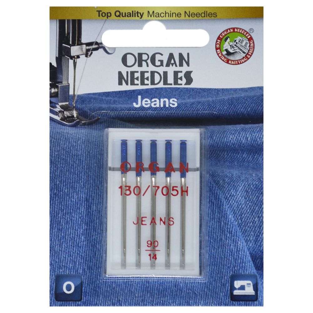 Иглы Organ джинсовые 5/90 Blister