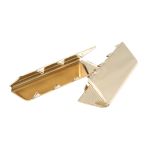 Зажим для ленты/стропы 12х39 мм, золото, 10 шт