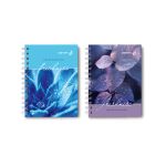 Записная книжка с твердым переплетом, глянцевая ламинация, на гребне A6 80 л. 4 шт клетка, После дождя 01583, ЗК221 Светоч