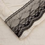 Кружево на сетке 85 мм, черный, 13.71 м