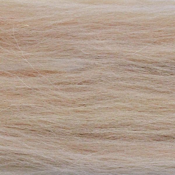 Шерсть для валяния полутонкая 100%, 100 г, цв.124 песочный