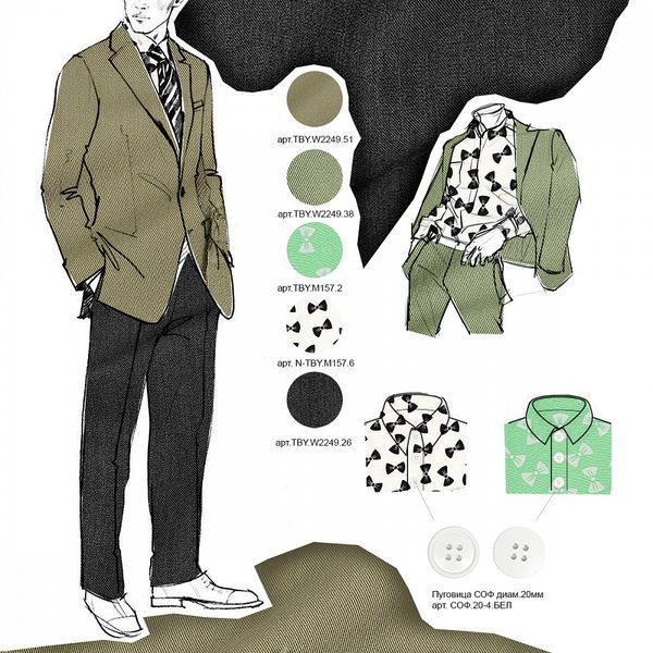 Софт ткань 105 г/м², 150 см / 5 метров, N-TBY.M157.6, цв.6 белый