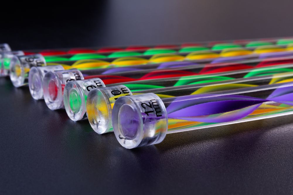 Спицы прямые пластик ⌀6.0 мм, 27 см, желтые, Gamma KN-2A