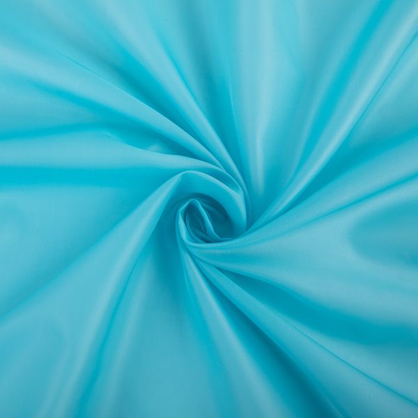 Ткань подкладочная (таффета) 180Т, 57 г/м², 500х152 см, 255/1 голубой, Gamma 180Т