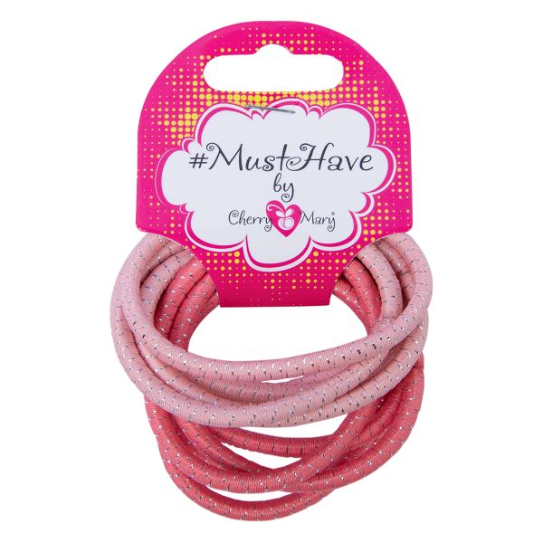 Набор резинок для волос 50 шт (5х10 шт), №01, Cherry Mary T/R6210