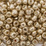 Бисер Astra&Craft 6/0 (4.1 мм), 150 г (10х15 г), цв. 1106 т.золотой/глянц.покрытие