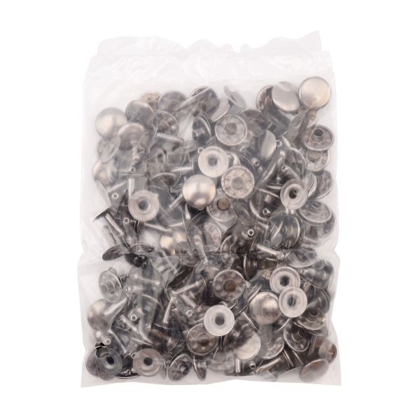 Хольнитены ⌀11 мм, h=11 мм, металл, New Star №123, чер.никель, уп.≈100 шт