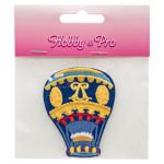 Термоаппликация "Синий воздушный шар", 5.5х7.0см