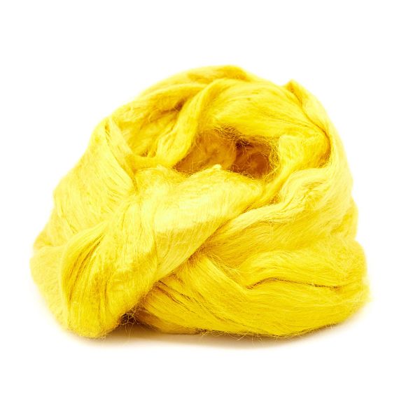 Шерсть для валяния вискоза Троицкая, 1х50 г (19-20 мкр), 12 желток