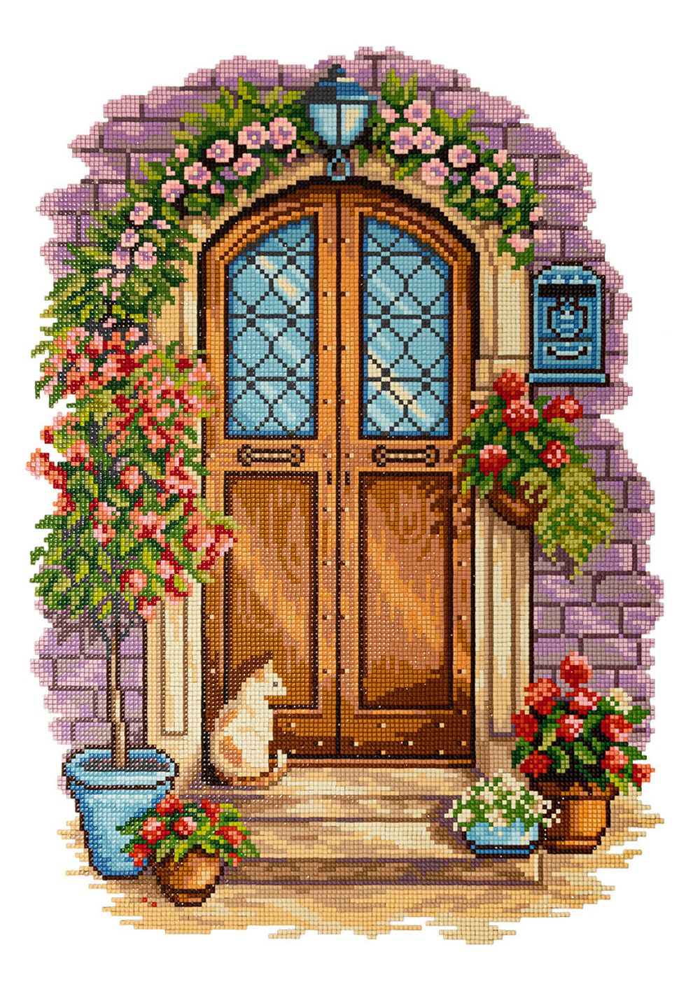 Алмазная (кристальная) мозаика Фрея, Лето у дверей, 35х50 см