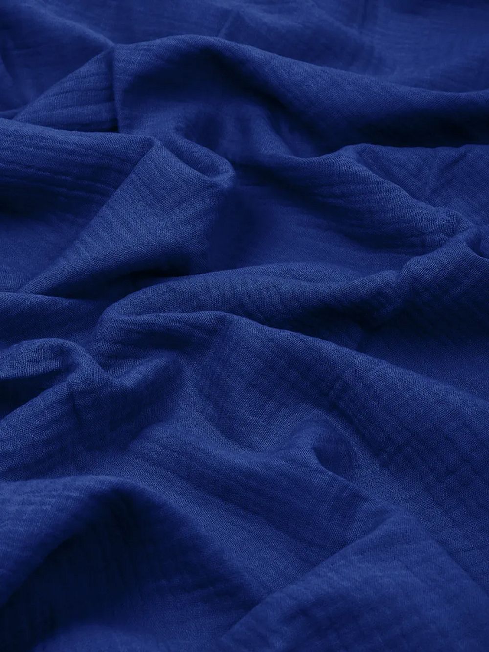 Муслин 125 г/м², 130 см / 25 метров, TBY.Mus.24723.27, цв.27 синий