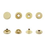 Кнопка Дельта (O-образная) ⌀15.0 мм, ≈72 шт, СТАЛЬ, №61 золото, NEW STAR