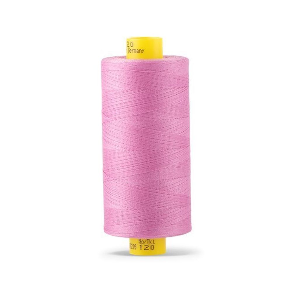 Нитка универсальная Gutermann Mara 120/2, 1000 м, 700207, 211 нежно сиренево-розовый, 1 кат