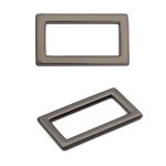 Рамка прямоугольная металл 25 мм, чер.никель ГР, 6931, 10 шт