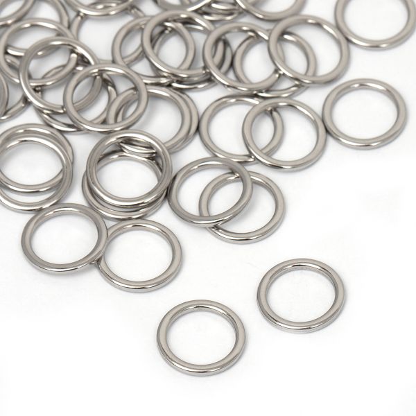 Кольца для купальника металл ⌀10.0 мм, никель, 010E.SW, 100 шт