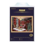 Набор для вышивания нитками Panna Золотая серия GM-7480, Новогодняя ностальгия, 40х27.5 см