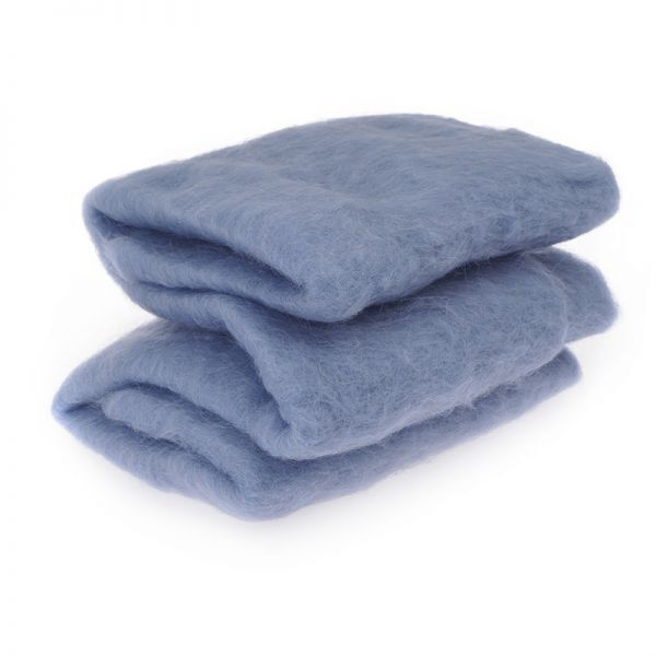 Шерсть для валяния Троицкая Кардочес (100% шерсть п/т) 1х100г цв.2030 пепельно-голубой