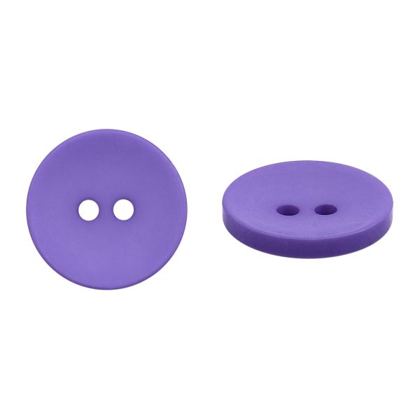 Пуговица 2 прокола 32L=20 мм, Purple1, фиолетовый 1, NE188, 36 шт