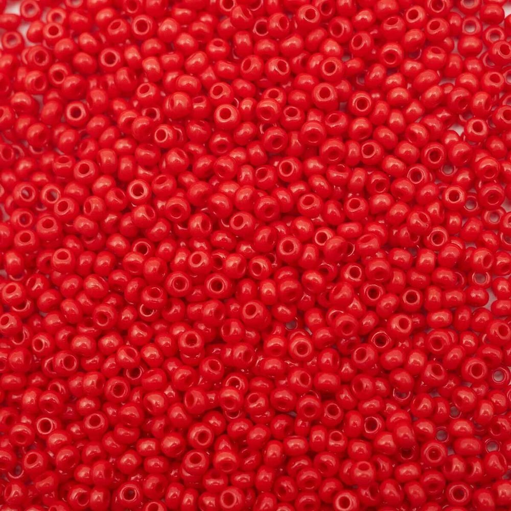 Бисер Preciosa непрозрачный 10/0 (93190), круг. отв., 500г (Ч)