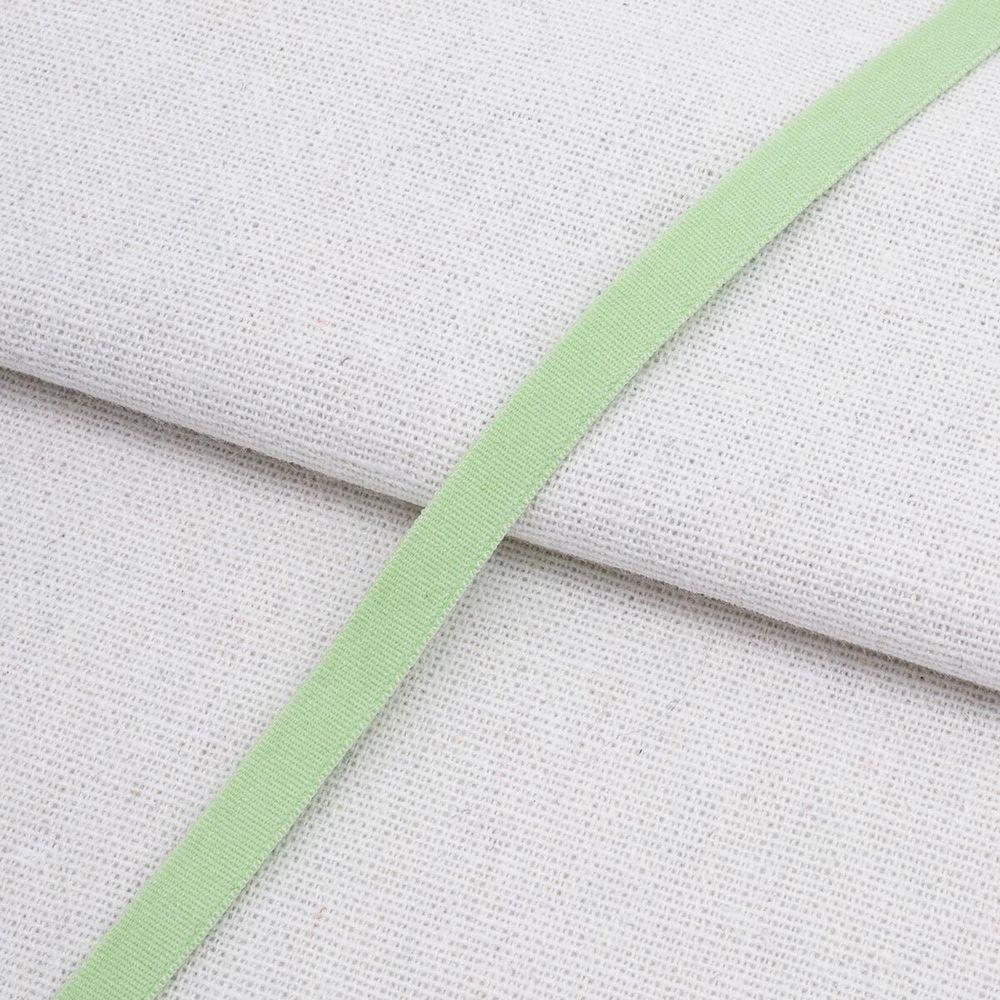 Резинка бельевая (бретелечная) 7.0 мм / 50 метров, 5713 салат, 46-07043/07