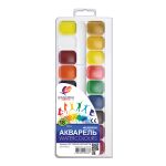 Краска акварельная Классика 18 цветов без кисти (европодвес) /TOS/