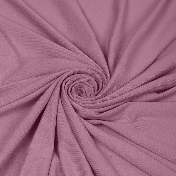 Вискоза трикотажная 240 г/м², 180 см / 1 метр, TBY.023709, розовая пудра
