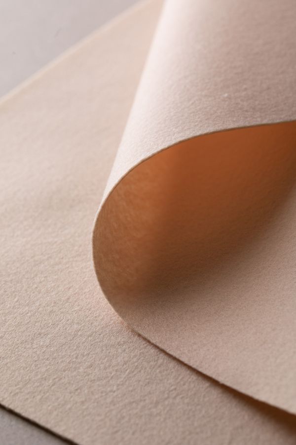 Фетр листовой мягкий 1.0 мм, 33х53 см, RN22 св.бежевый, Gamma FKR10-33/53