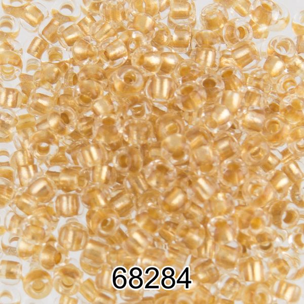 Бисер Preciosa 10/0 (2.3 мм), 500 г, 68284 (Ф615) золотистый