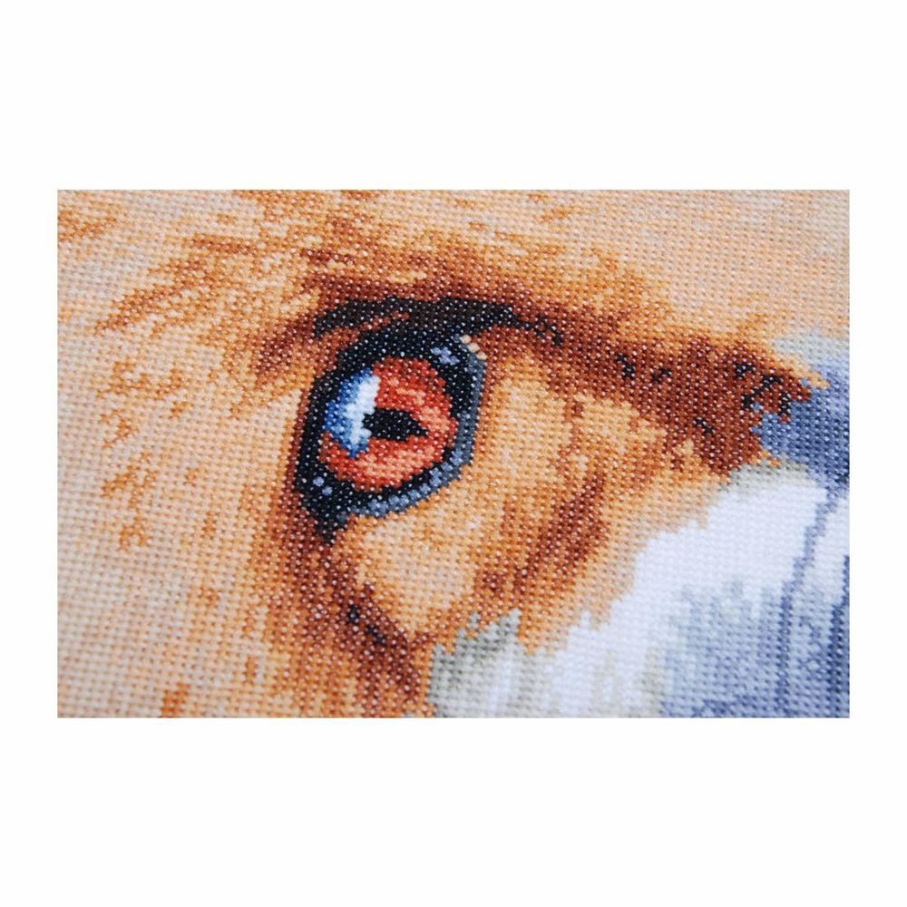 Набор для вышивания нитками Lanarte, Лиса 18х27