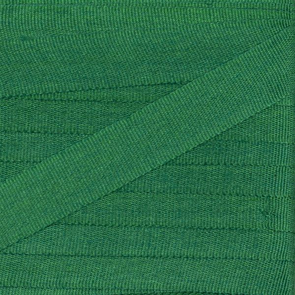 Лента (тесьма) шелковая 7.0 мм / 45.5±0.5 метров, №195 яр.зеленый, Gamma SR-7