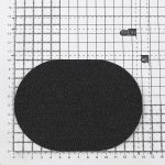 Термозаплатка, джинс, 100x140мм (черный (black)), AZ07, 2 шт