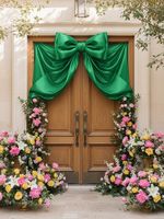 Атлас сатин 67 г/м², 150 см / 3 метра, AS.13 цв.зеленый