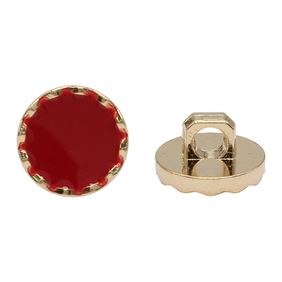 Пуговицы на ножке 18L (Red/G), 72 шт