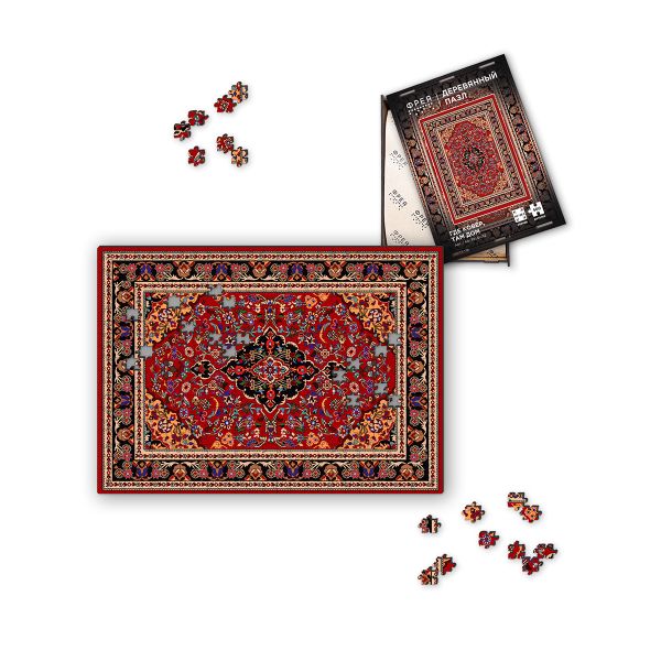 Пазл деревянный 500 элементов, PZLD-012 Где ковер, там дом, Фрея