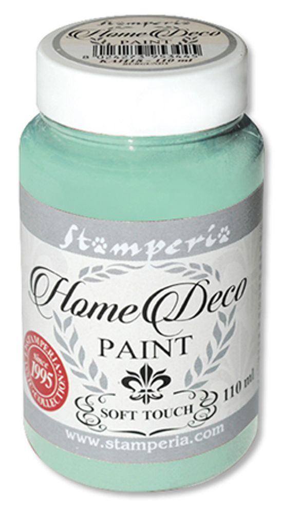 Краска для домашнего декора на меловой основе Home Deco, 110 мл, акварельный зеленый