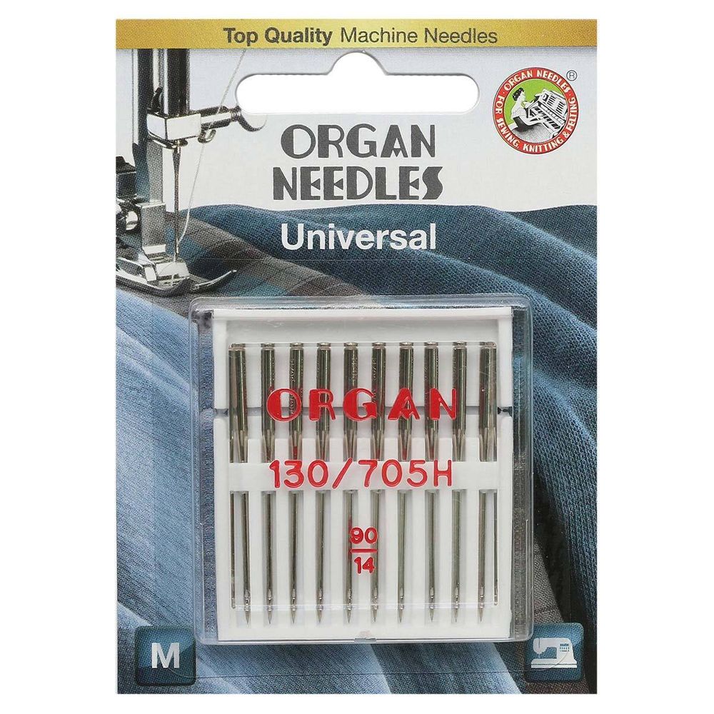 Иглы Organ универсальные 10/90 Blister
