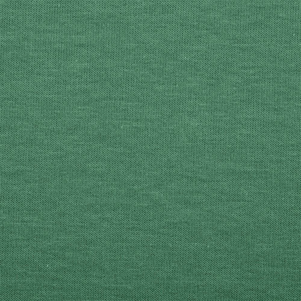 Футер 2-нитка петля гладкокрашеный, 230 г/м², 74% х/б, 21% п/э, 5% эласт, 180 см, цв. малахит, 6м /TOS/