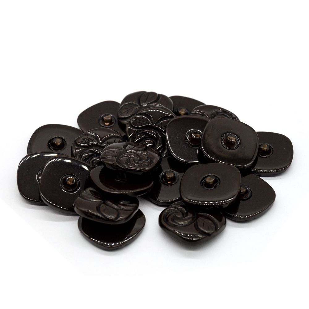 Пуговицы на ножке (3.03-830-38) (коричневый), 20 шт