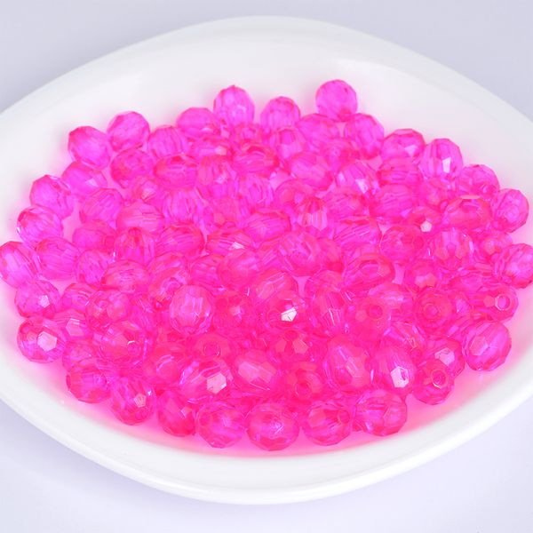 Бусины акрил ⌀12 мм, цв. 11 малина, 50 г, Magic4Hobby