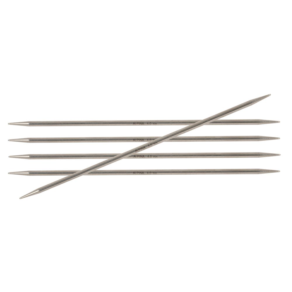 Спицы чулочные 5-ти компл. ⌀4.0 мм, 20 см, Alpina SIL-05