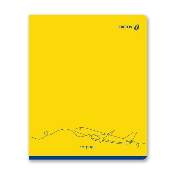Тетрадь ученическая общая, матовая ламинация, A5+ 96 л. на скобе 65 г/м², белизна 100 %, 5 шт, клетка, 01006 Равновесие, Светоч 96Т16