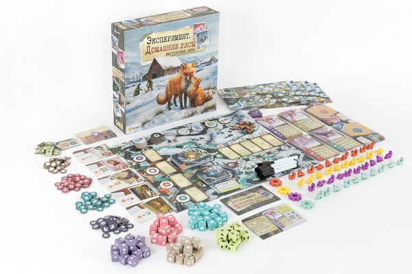 Игра настольная Эксперимент. Домашние лисы, Эврикус PG-17372