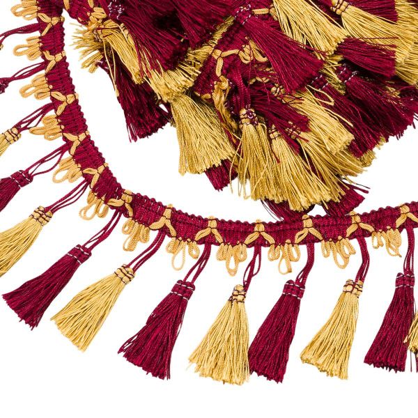 Бахрома отделочная 115.0 мм / 10 метров, с кистями, (274-112), 878