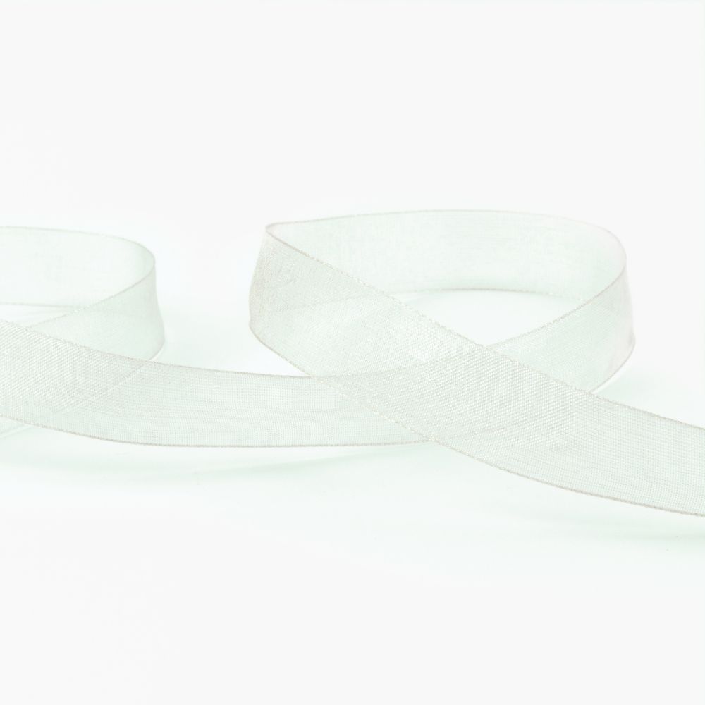 Лента капроновая (органза) 15.0 мм / 22.8±1 метра, 121 св.св.салатовый, Blitz OR-15