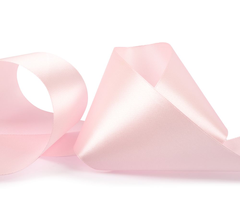 Лента атласная 1-сторонняя 75.0 мм / 33±2 метра, 067 св-розовый, Gamma