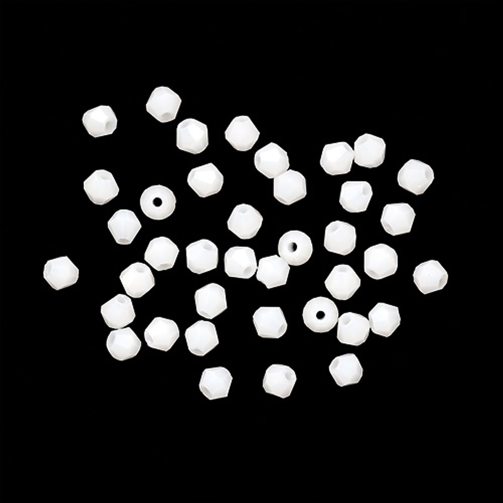 Бусины стекло 4х4 мм, 40 шт, Astra&amp;Craft, 822